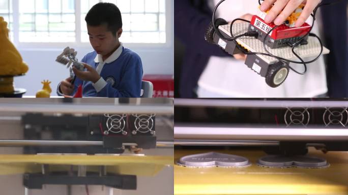 学生3D打印创客小组小发明家