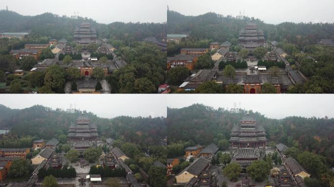 浙江横店大智禅寺航拍4K超清