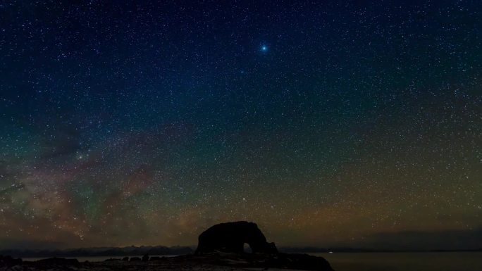 星空延时圣象天门星空