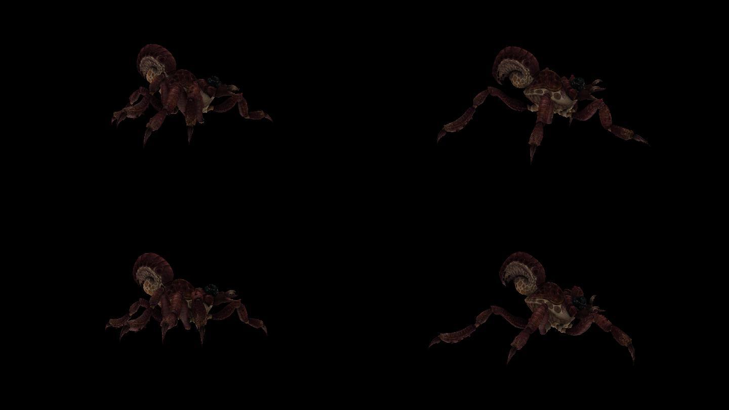 红蜘蛛走路奔跑动画(2)