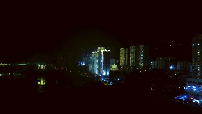 重庆武隆城市夜景2.7K原片