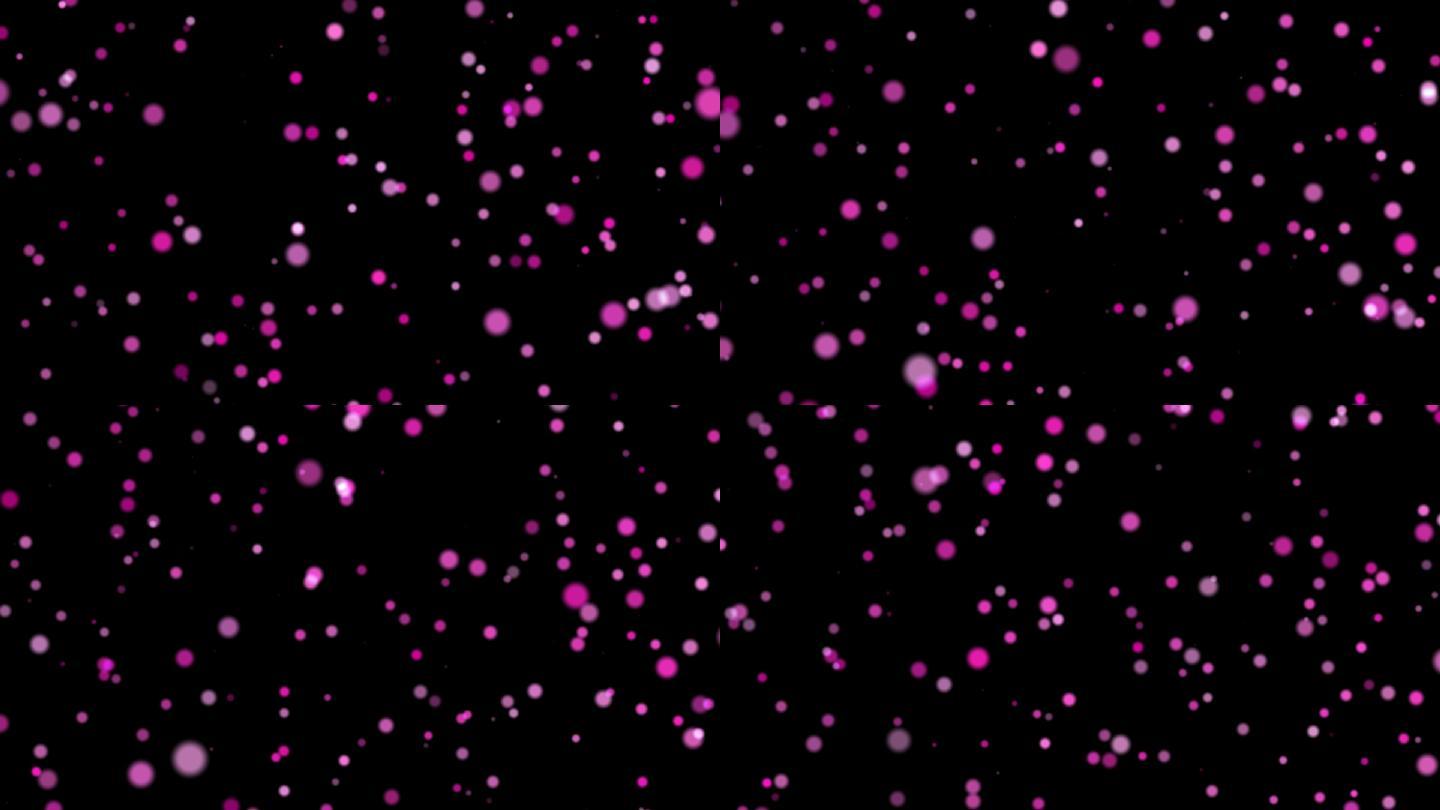 粉色飘浮粒子
