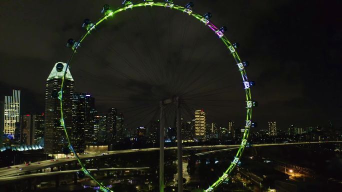 新加坡滨海湾夜生活4K
