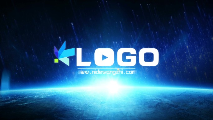 Logo演绎企业科技大屏AE模板