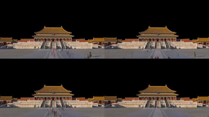 首都北京故宫天安门景区透明通道