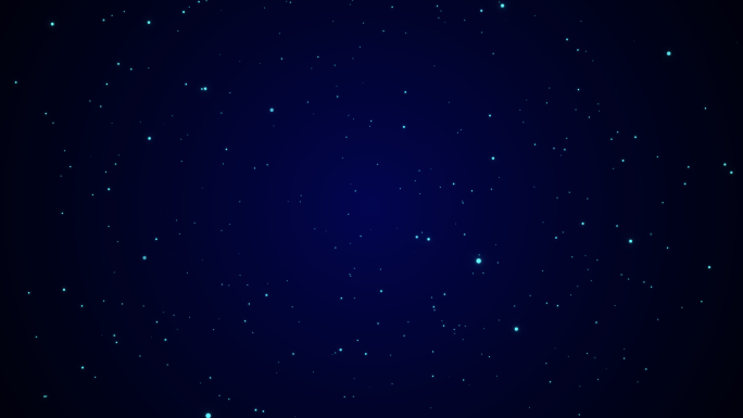 4K蓝色粒子星空视频背景