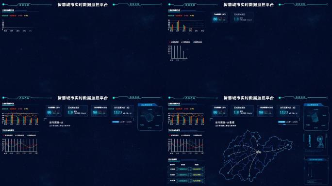 智慧城市交通云监控数据比对科技模板