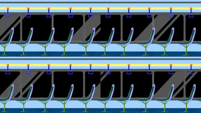 公交车车厢小品背景7-透明背景通道2