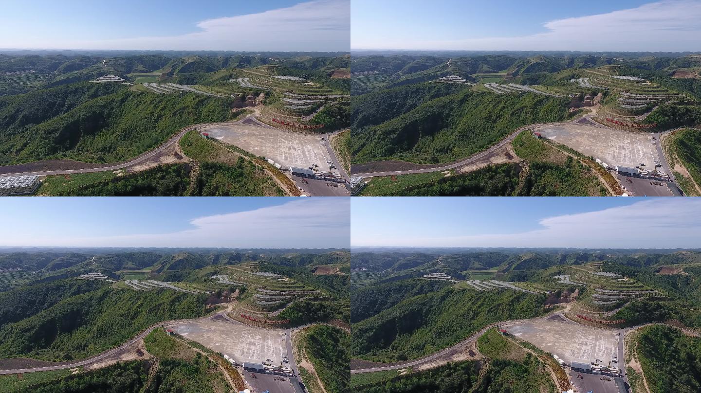 航拍延安现代山地农业发展DJI_0046