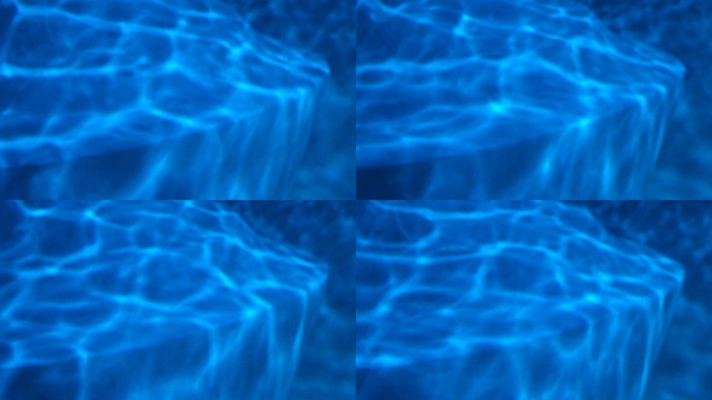水波水波纹蓝色波纹粒子波纹海