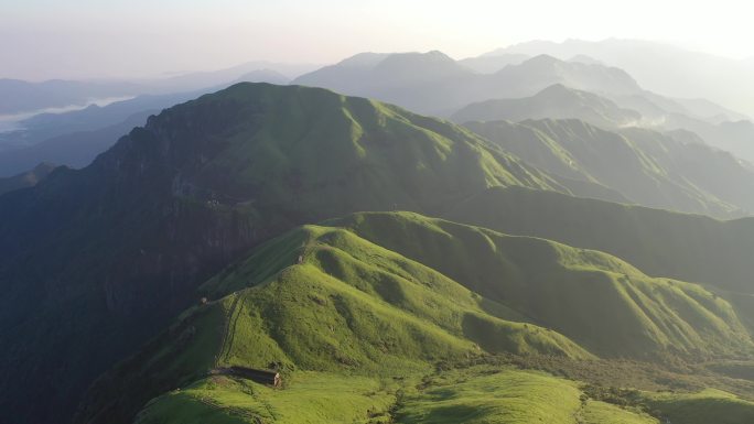 武功山武功山风光武功山云海云海绿