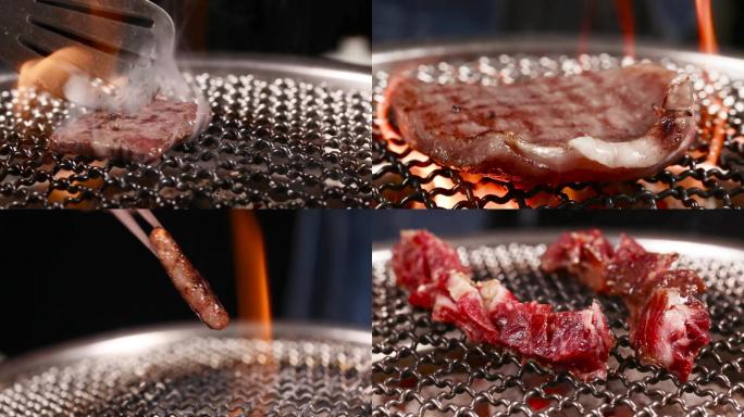烤肉日式烧肉和牛炭烤