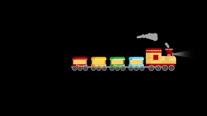 两个火车动画