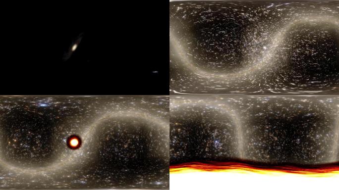 VR太空穿越360黑洞宇宙