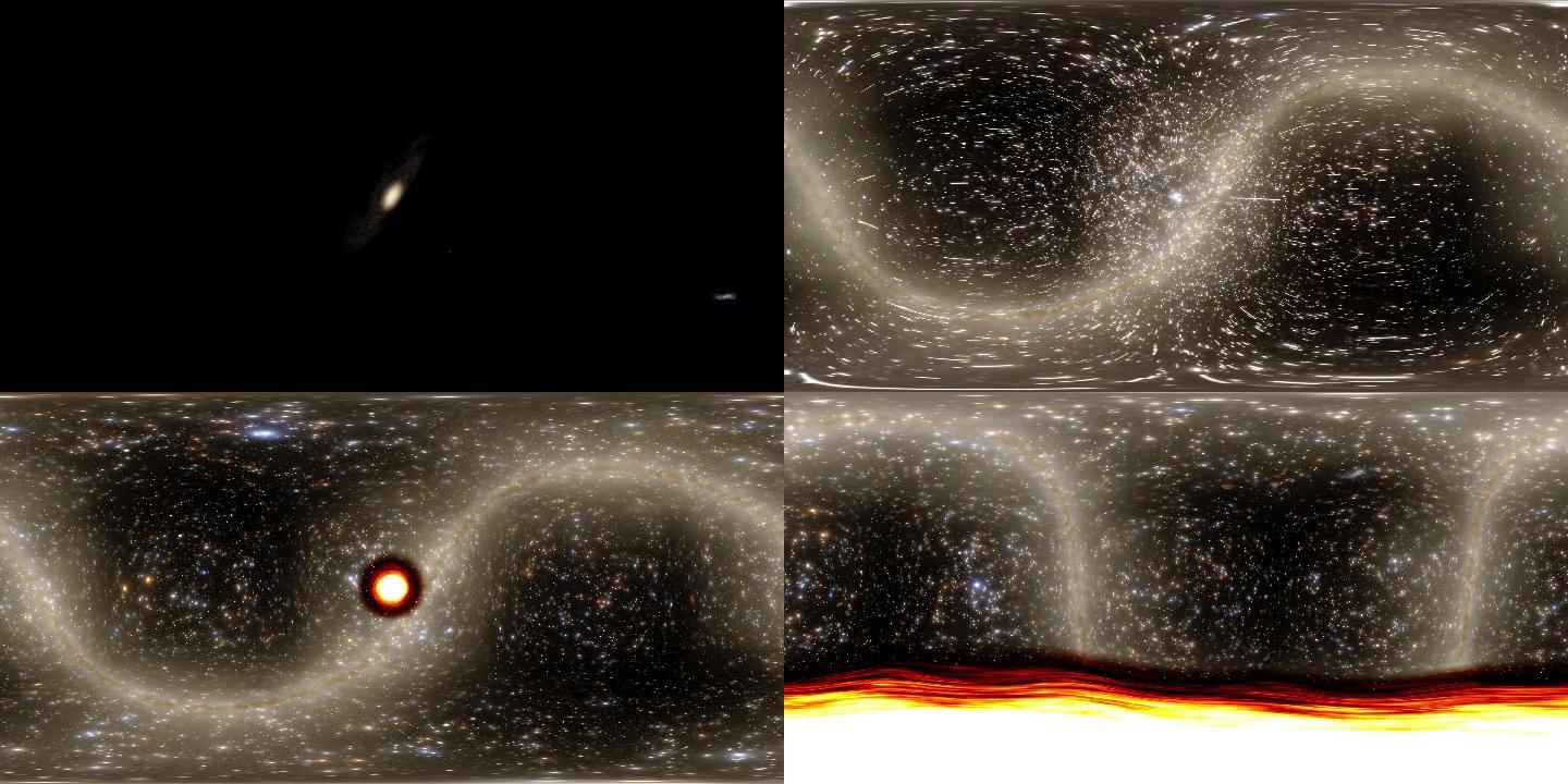 VR太空穿越360黑洞宇宙