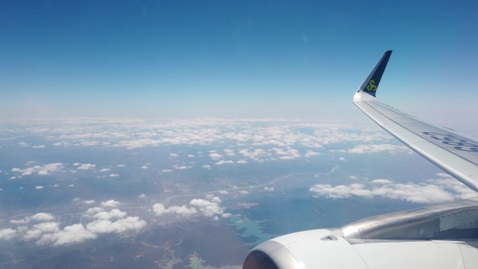 【原创高清】飞机窗外的高空美景