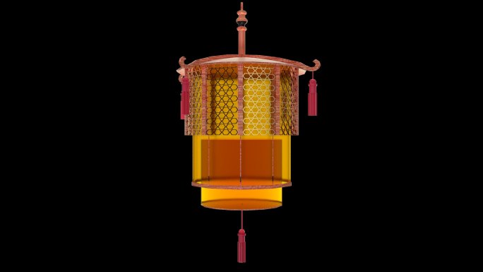 古代传统中国风灯笼