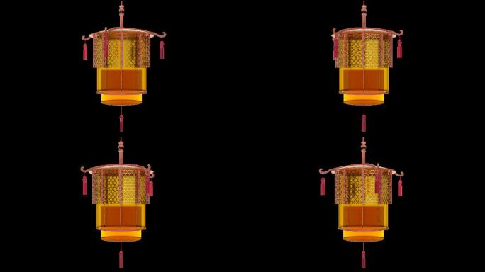 古代传统中国风灯笼