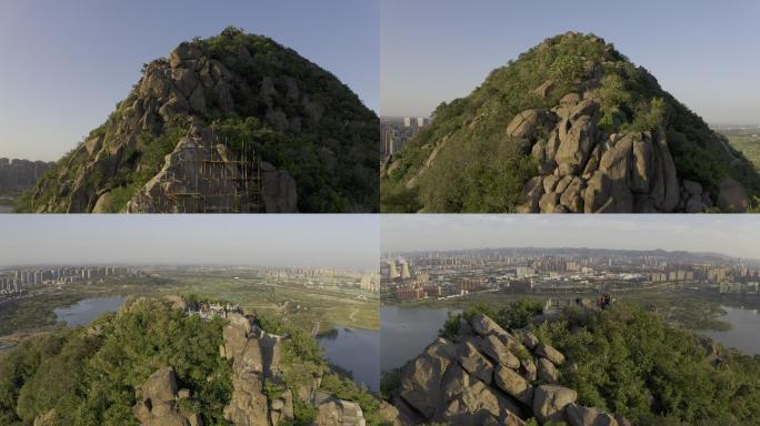 4K-log原素材-济南华山湖风景区