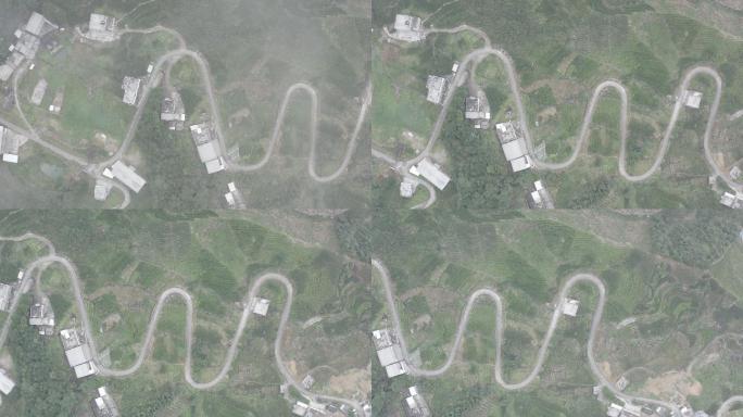 4K潮汕实拍视频素材DLOG山路风景