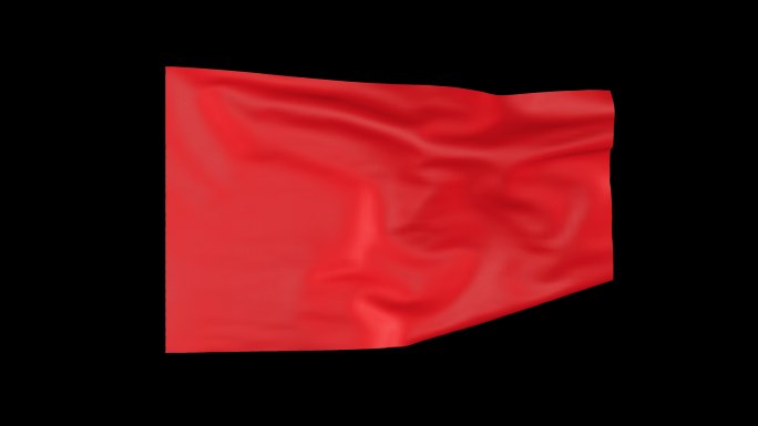 4K红色丝绸绸布绸缎红布背景合成视频素材