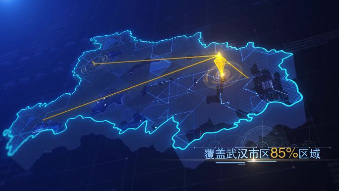 【4K】原创武汉市区地图模板