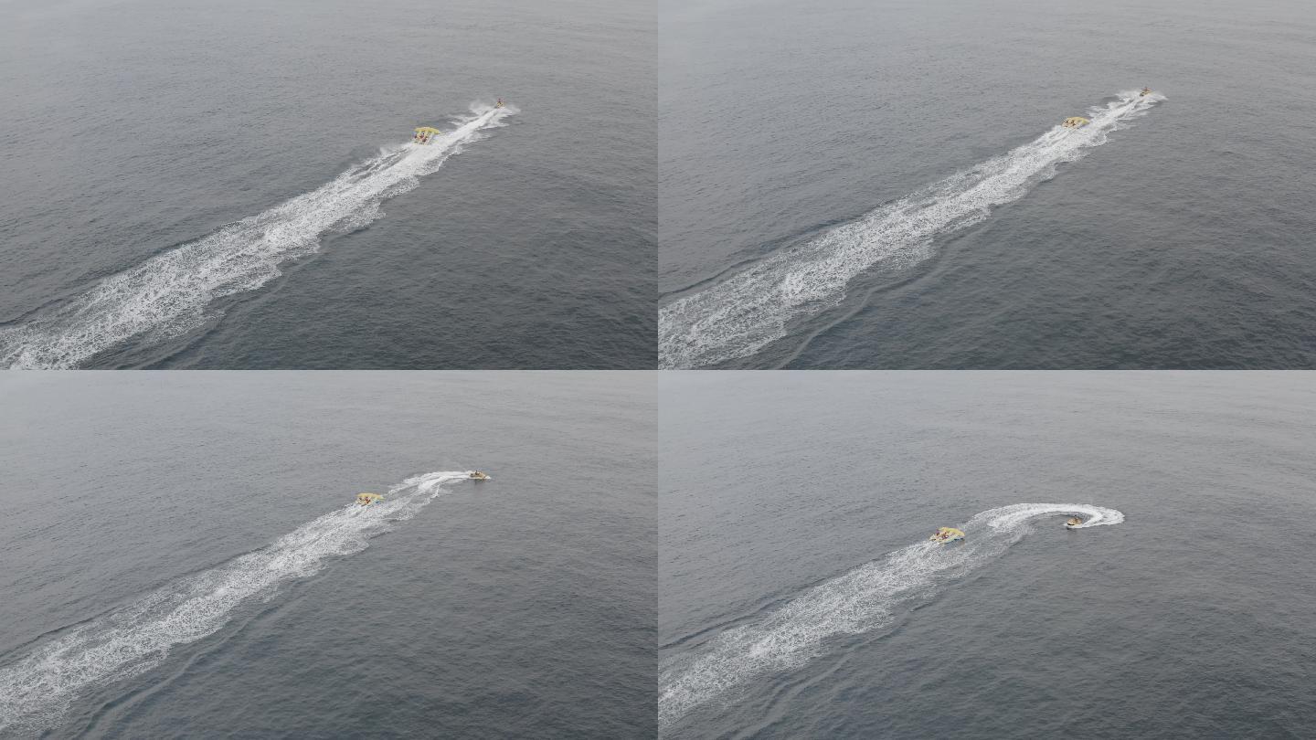 4K-log-海面上飞驰的快艇