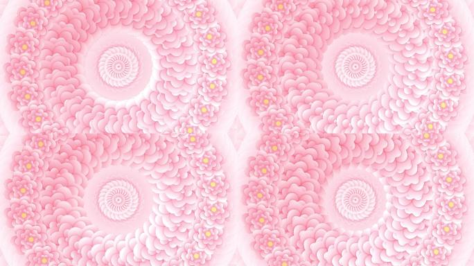 粉色花朵花纹背景