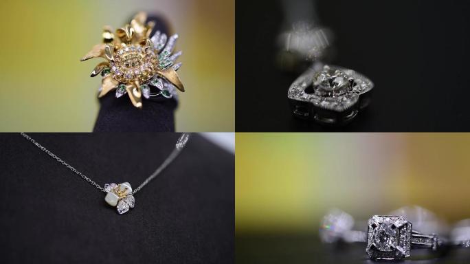 珠宝、首饰、项链、金器、钻石、奢侈品展示