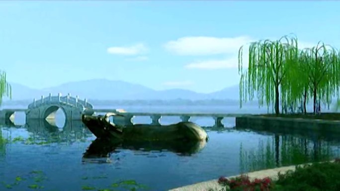 杭州西湖西湖风景雷峰塔