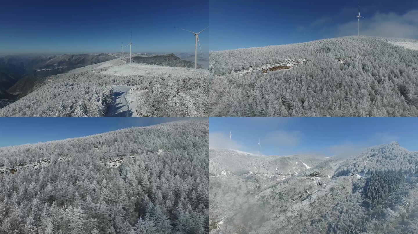 北风垭雪景