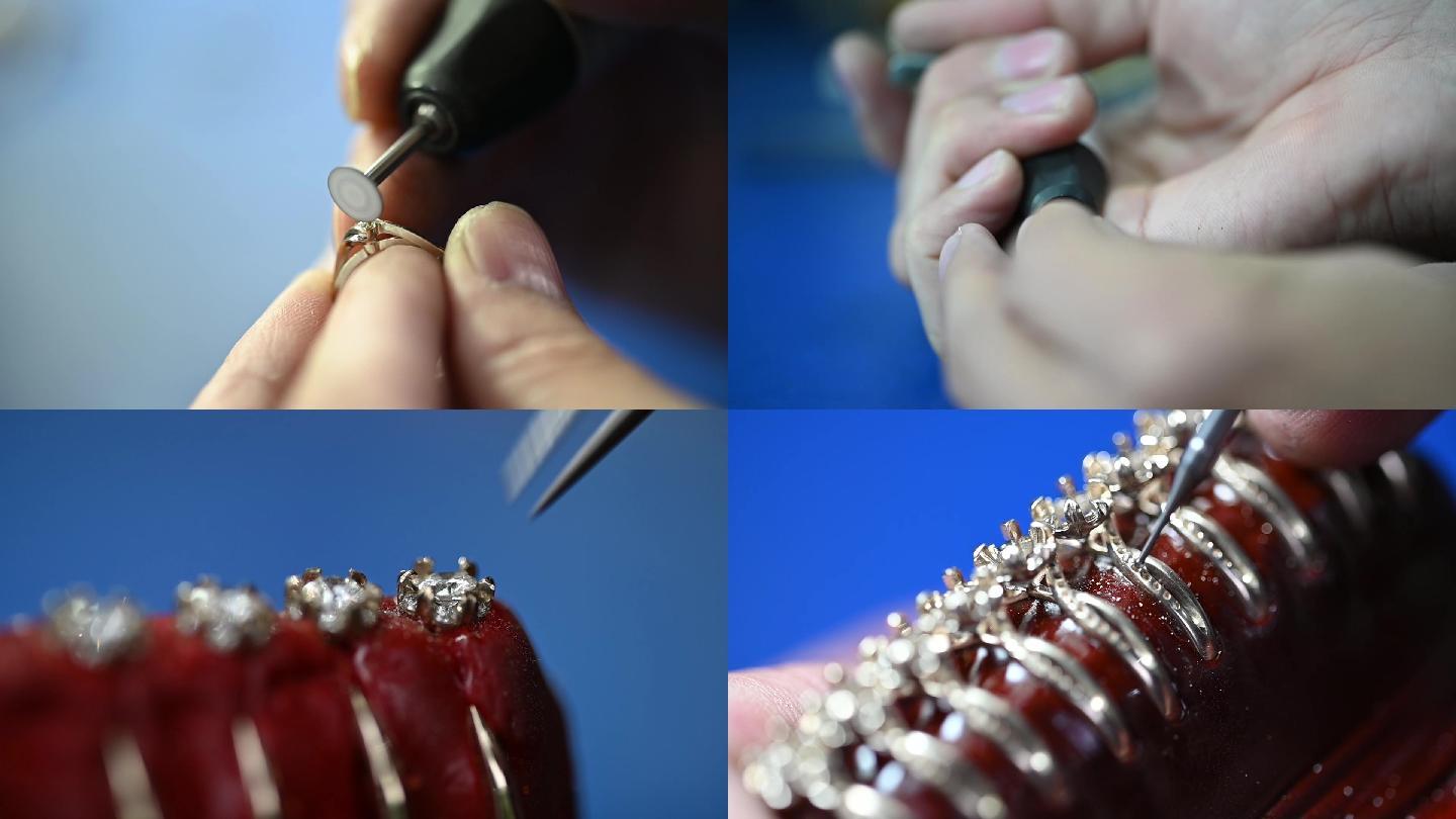 钻石珠宝首饰项链戒指加工流程