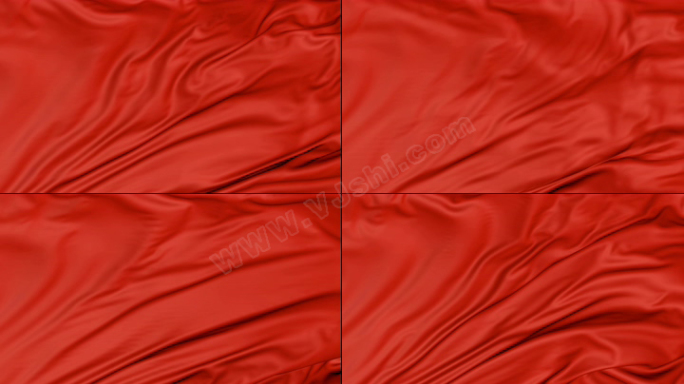 红旗红绸丝绸旗子背景