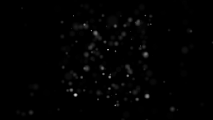 黑白粒子光斑素材（带透明通道）