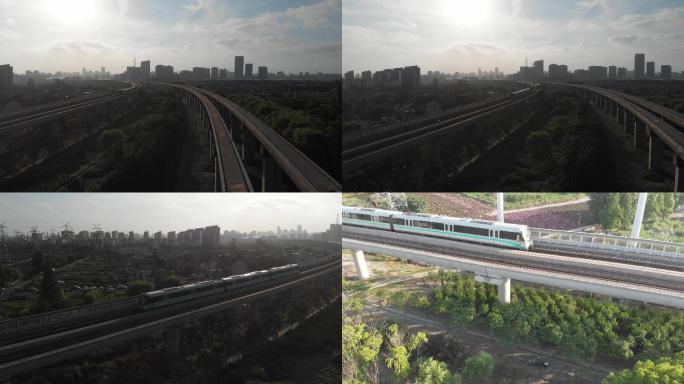 4K原素材-上海地铁2号线