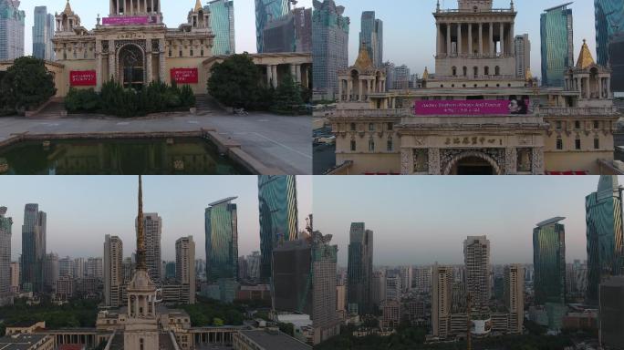 4K原素材-上海展览中心