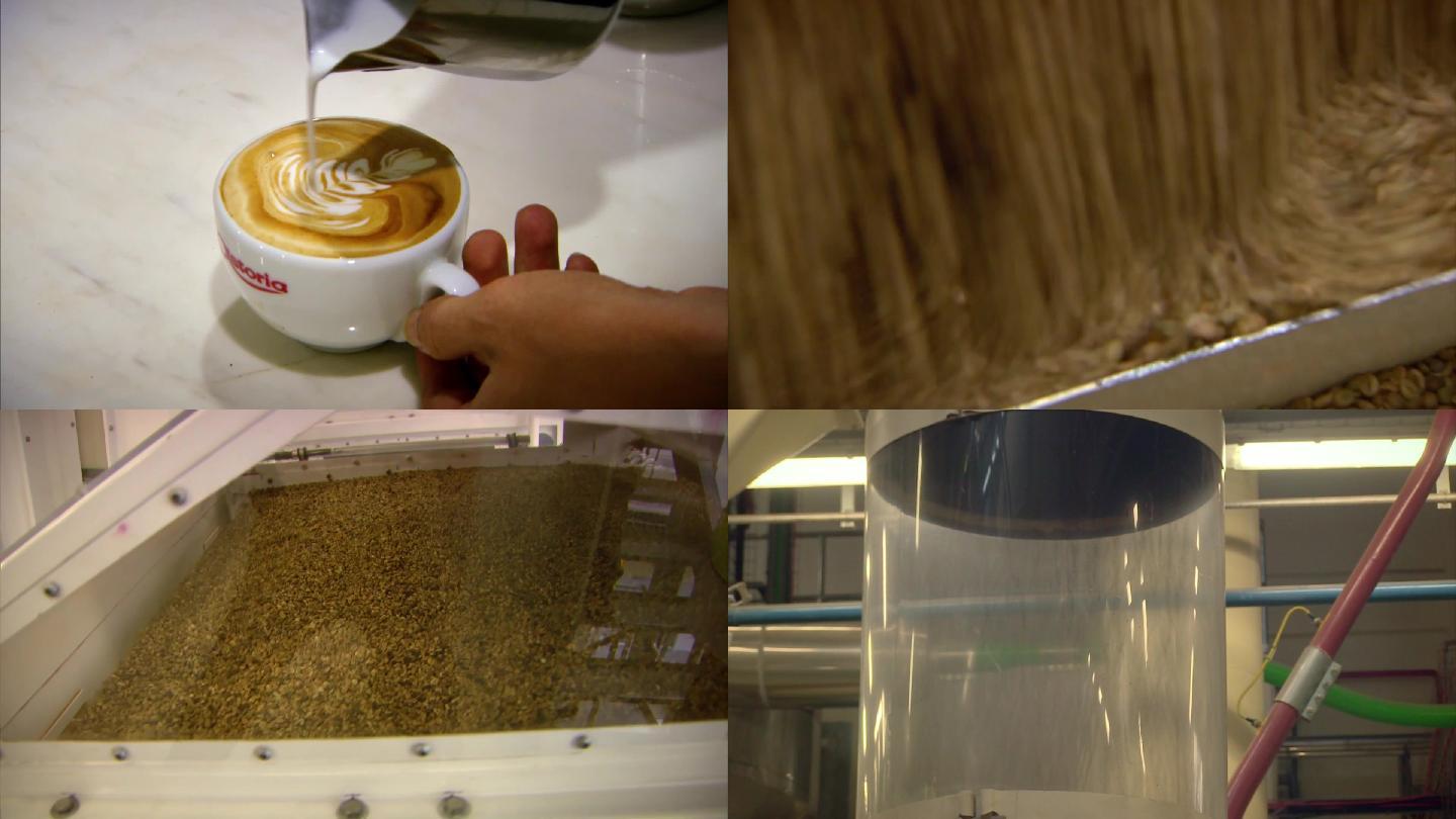 星巴克工厂制造咖啡咖啡豆