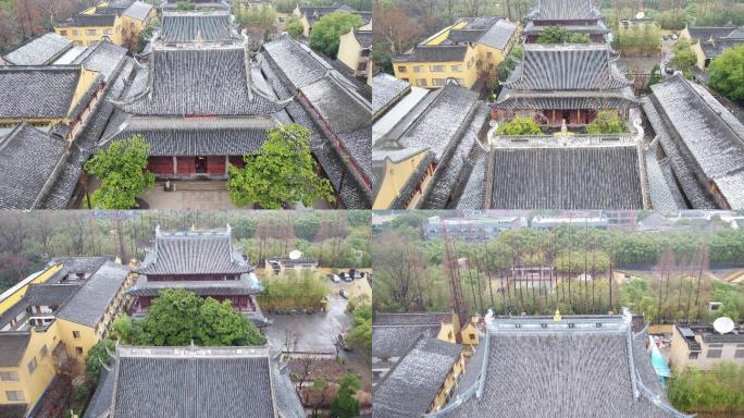 4K原素材-千年古刹上海龙华寺