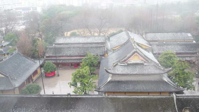 4K原素材-千年古刹上海龙华寺