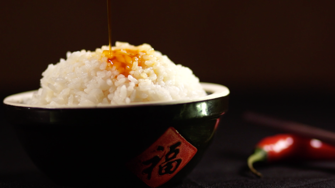 洗米蒸大米饭米饭过程超清实拍