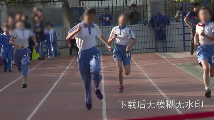 校园运动会学生跑步比赛1