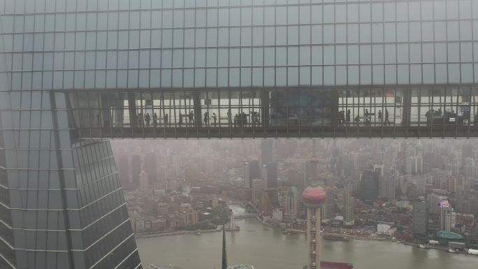 4K原素材-上海环球金融中心观光厅