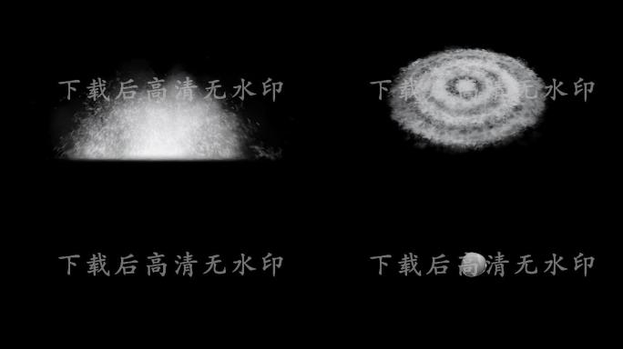 水花水珠爆炸扩散三维立体水珠