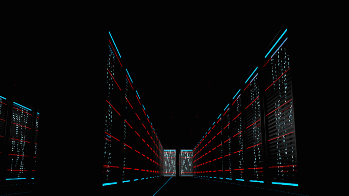 数据中心数据机房云存储三维模型工程