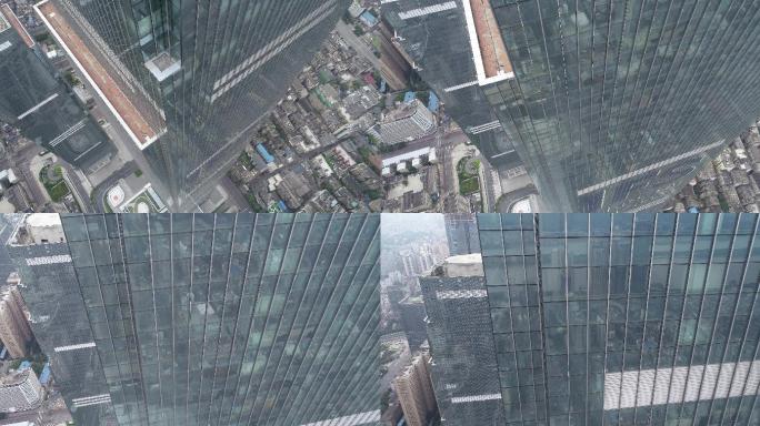 4K原素材-航拍湖南省第一高楼