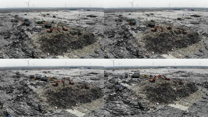 4K原素材-上海老港生活垃圾填埋场