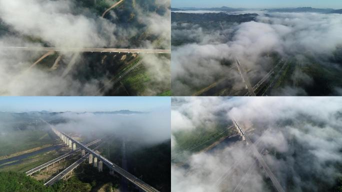 中国高铁和高速穿云平流层高科技交通强国