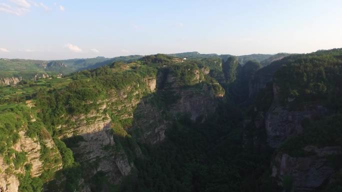 4K原素材-浙江绍兴新昌穿岩十九峰