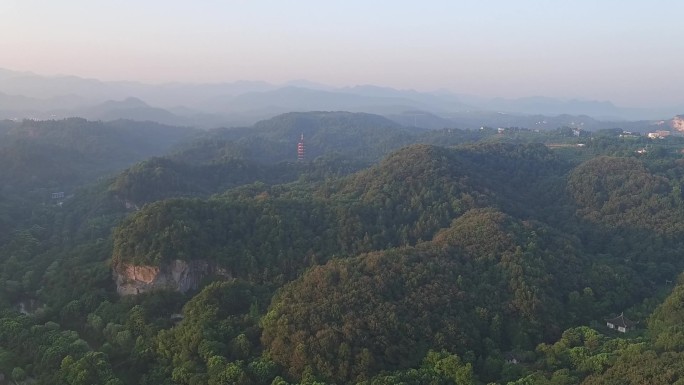 高清原素材-浙江新昌大佛寺风景区