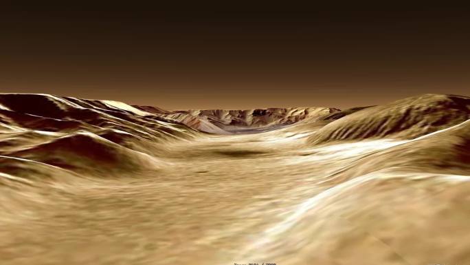 火星三维表面实况